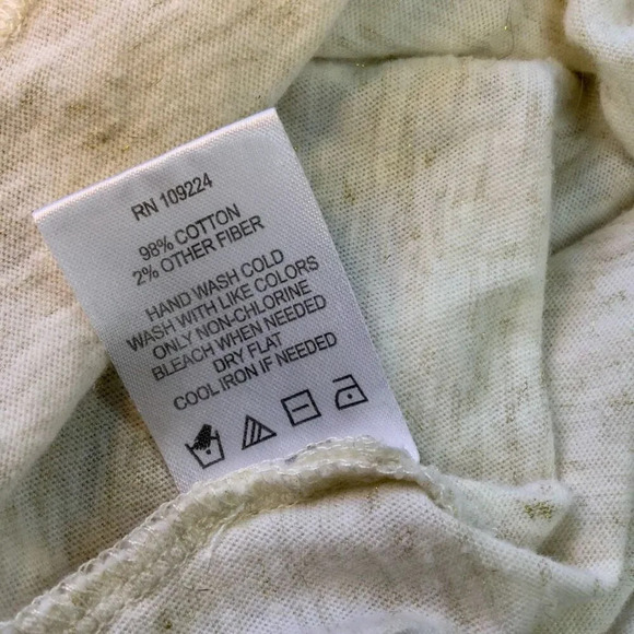 Indigo Soul Womens Ivory Thankful Grateful Blessed Graphic T-Shirt Small - Picture 5 of 11